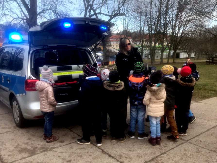 Besuch bei der Polizei